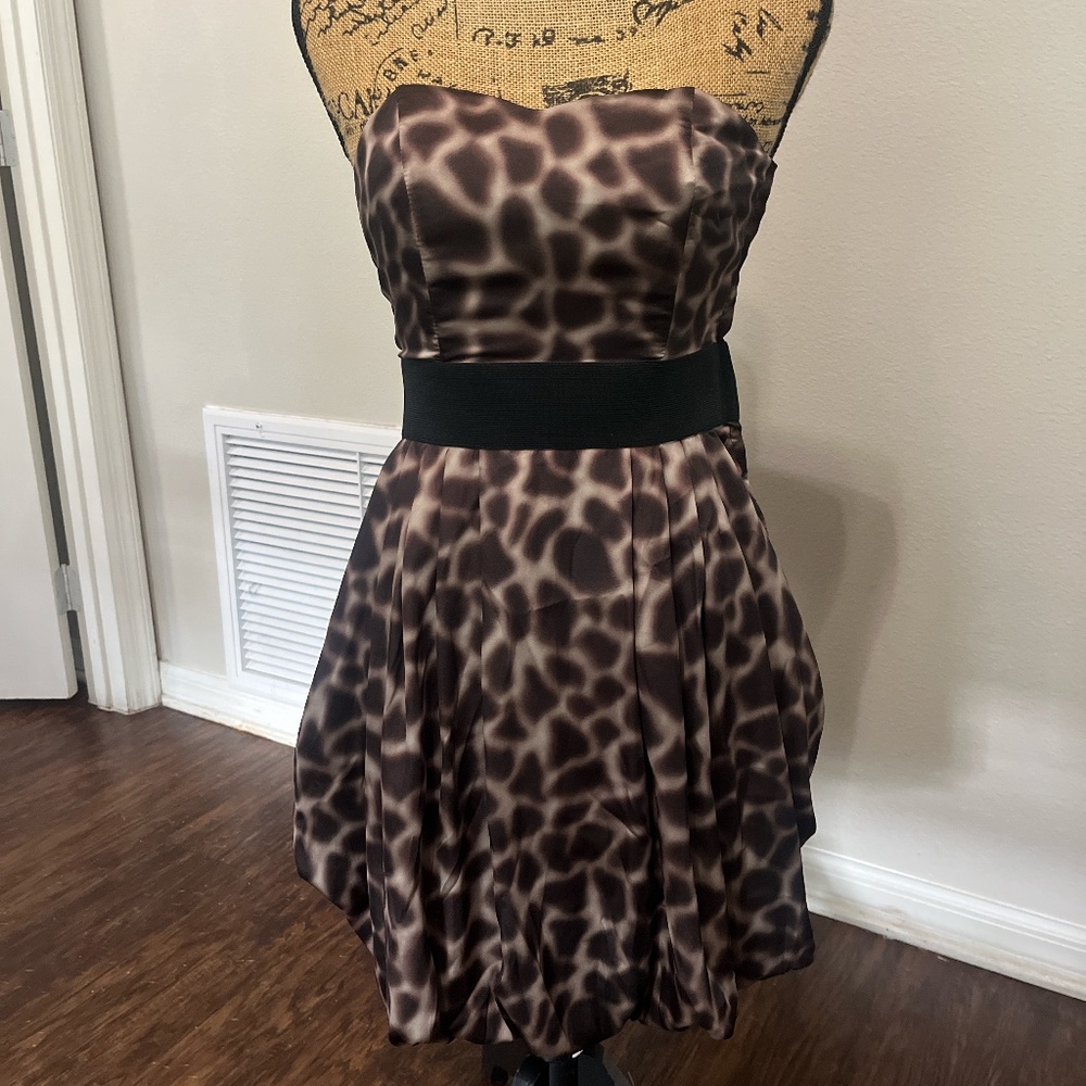 Leopard print dress